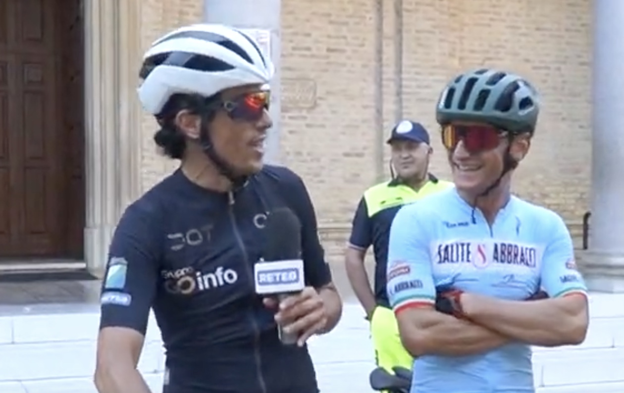 Strade d'Abruzzo - Silvi - Pineto - Mutignano - Atri - Eroica con il Dr. Gabriele Tavolieri durante la trasmissione televisiva di Rete8.